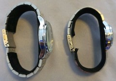 Harrahs Resort California Watch Gift Set of 2 Silver Tone
