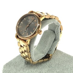 MARC BY MARC JACOBS Quartz Watch Logo Gold Color Ladies Used