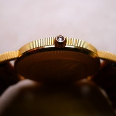 Corum 18K Watch 5 Dollars Indian Head Coin 1915. Brown Leather Strap, Case 31mm