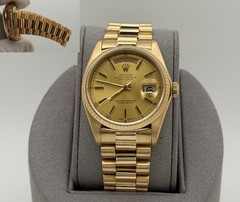 Rolex Day Date President 18038 36mm Champagne Dial 18K Yellow Gold