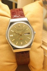 Vintage Citizen Automatic Golden Dial Wrist Watch For Men’s Japan Movement 8200.