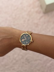 emporio armani watch women rose gold small size