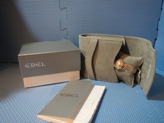 EBEL Classic Wave ladys stainless steel quartz watch
