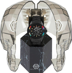 Philipp Plein The $kull Multicolor Stones Black Men’s Watch PWNAA0522
