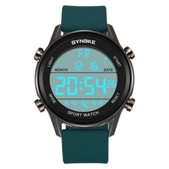 Men Electronic Sports Watch Waterproof Outdoor Watch Luminous Large Screen Watch