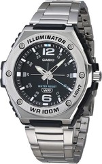 Reloj Para Hombre Casio Resistente Al Agua Acero Inoxidable Hora Mundial Oro