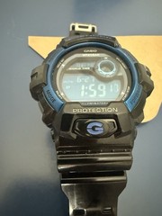 Casio G-Shock G-8900A Mens 52mm BLACK/BLUE MODULE: 3285 Gloss Strap 20BAR