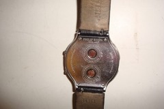 Philip Stein Dual time round traveler watched works leather band