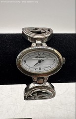 Brighton Silver Plated Beaumont Oval Japan Movement Watch *Untested*
