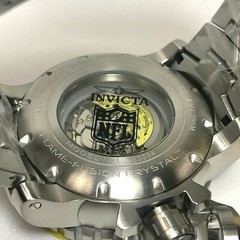 INVICTA 33034 NFL 58mm Sea Hunter Gen II Auto Brclt. Watch -Pittsburgh Steelers