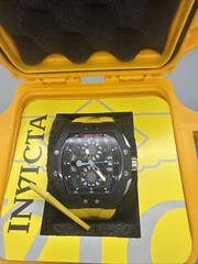 Invicta Racing Gridlock Yellow Dial Men’s Watch 48337 New In hard Case