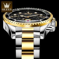 Automatic Mechanical Waterproof OLEVS Luxury Watch Men’s Men Date Strap