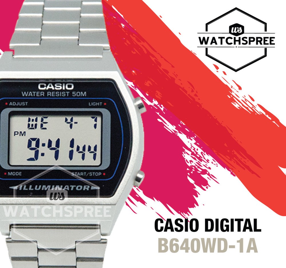 Casio Digital Watch B640WD-1A