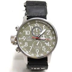 Invicta I-Force 1874 46mm Green Dial Stainless Steel Nylon Band Watch