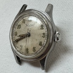 Wyler Incaflex 30mm WWII Era Watch Wittnauer Swiss Movement RUNNING