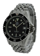 Tag Heuer 37mm Men’s 1000 Series Black Dial Dive Watch Jubilee Band- 980.013 D!