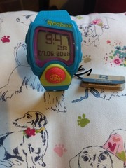 Reebok Pump -Digital Watch -Water Resistant -Teal Blue/purple -Sports – 2015