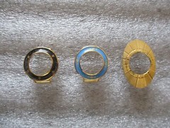 BUCHERER WOMENS INTERCHANGEABLE WATCH MANUAL-5 BANDS+3 RINGS-RUNS GREAT/ACCURATE