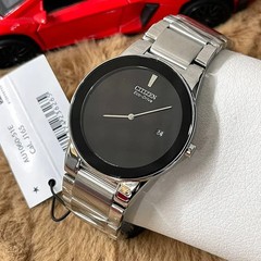 Citizen AU1060-51E Men’s Eco-Drive Watch Black Dial Stainless Steel Bracelet