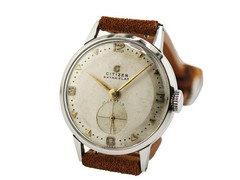 Citizen Extra Flat Wristwatch Hand Wind Stainless Steel
