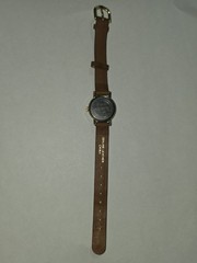 Acqua Indiglo Women’s Watch *needs New Battery* Brown Leather Band Quartz