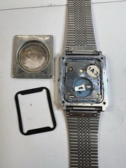 Vintage Micronta Chrono Alarm LCD Digital Watch Radio Shack Untested Hong Kong