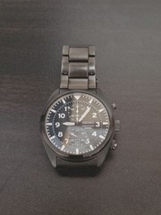 SEIKO Chronograph SNN233-P1 Black Watch From Japan Re-imported model