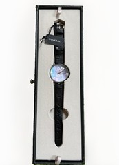 Bolvaint Paris Poenui Mother of Pearl Swarovski Crystal Watch NIB