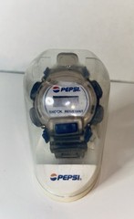 VINTAGE Pepsi Watch SHOCK RESISTANT WATCH IN ORIGINAL PLASTIC BOX Retro NOS?