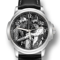 PERSONALISED CUSTOM MENS PHOTO WRIST WATCH BIRTHDAY MOTHER’S DAY GIFT ENGRAVED
