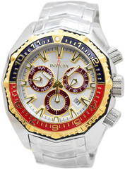 Invicta Akula Kromo Z Men’s 55mm Blue Red & Gold Swiss Chrono Watch 49637