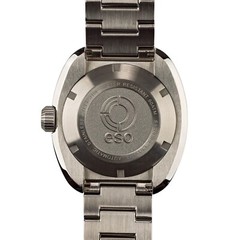 Esoteric Bathyal BRILLANTE Automatic Sapphire Diver White Orange Dial Mens Watch