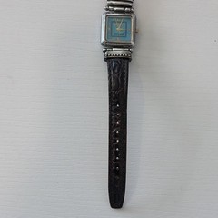 ECCLISSI Southwest Turquoise Face 9.5 Ladies .925 Sterling Silver Watch 22490