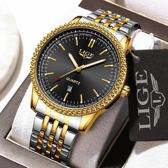 LIGE Fashion Quartz Man Watch Luxury Casual Sport Business Gentleman Waterproof