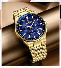 REWARD Men’s Business Luminous Multifunction Chronograph Calendar Quartz Watch