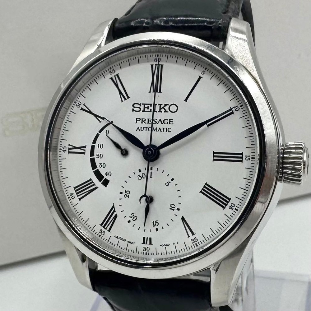 SEIKO Presage 6R27-00L0 Auto Porcelain Dial Blue Hands 40mm 20cm Box Japan