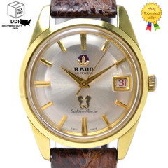 Vintage [Exc+5] RADO Golden Horse 11674 30J Gold 35mm Automatic Mens Watch JAPAN