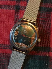 Reburished HMT Pilot Parashock 17J Manual Wind Watch Made In India
