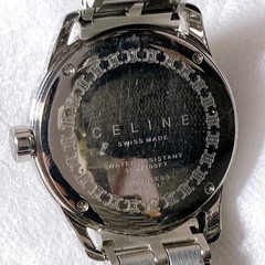 Celine Quartz Round Watch Men Vintage Original Bracelet
