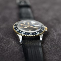 Rolex GMT Master 1979 1675 Black Nipple 14k Steel Cal 1575 40mm Bracelet + Strap
