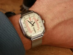 Russian USSR Pulsometer RARE Medical wrist watch Slawa Slava 2428 Medicine NOS!