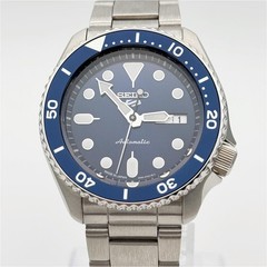 SEIKO Day Date 4R36 07G0 Navy Dial SS Men’s AT