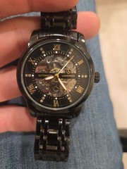 Automatic Lavaredo Luxury Skeleton Diamond Dial Stainless Steel Water-Resistant