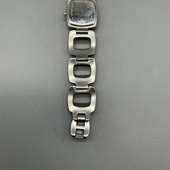 Fossil Womens Watch 24mm Wood Grain Dial Silver Tone ES-2107 New Battery 8″