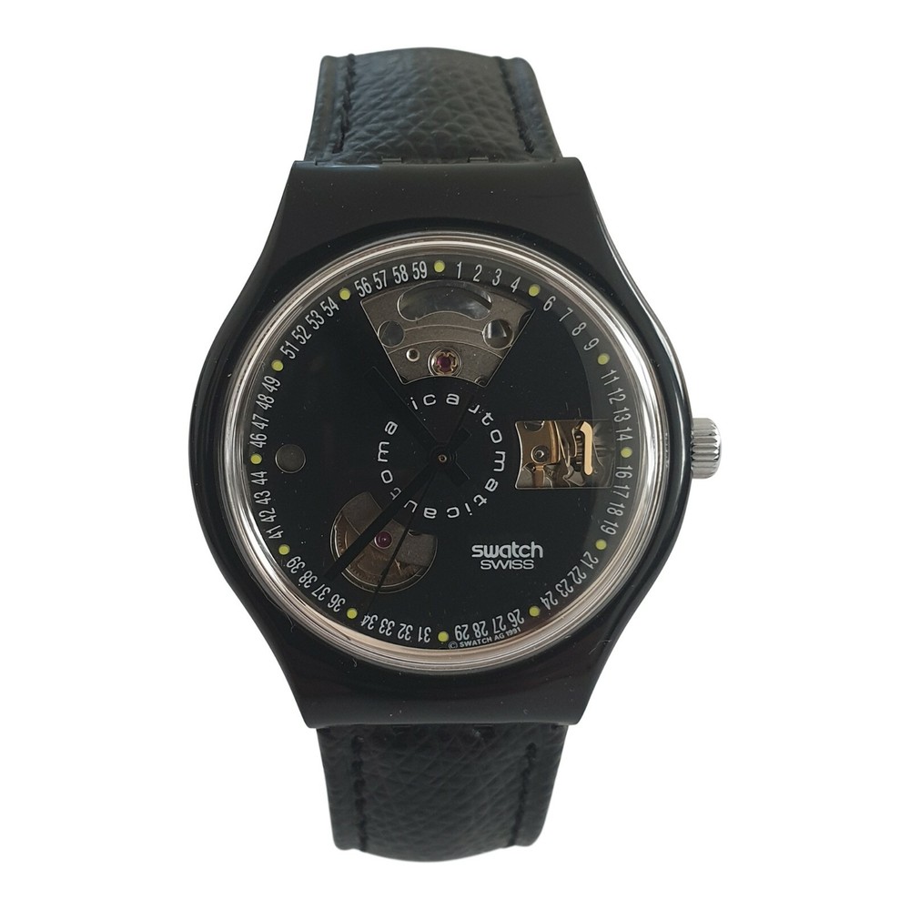 Swatch “Black Motion” Automatic Watch SAB100 – Swiss Made