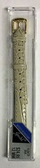 12MM BEIGE TAN SPEIDEL ALLIGATOR GENUINE LEATHER WATCH BAND !