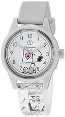 Snoopy Peanuts Wrist Watch CITIZEN Q&Q SmileSolar Waterproof White