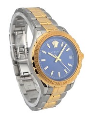 Versace Hellenyium V12060017 Women’s Blue Dial Two Tone Watch