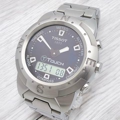 Tissot T-Touch Men’s Black Dial Quartz Watch Multifunction From Japan