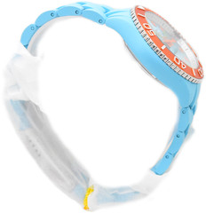 Invicta Grand Diver Playa Men’s 42mm Light Blue & Orange Aqua-Plated Watch 49484